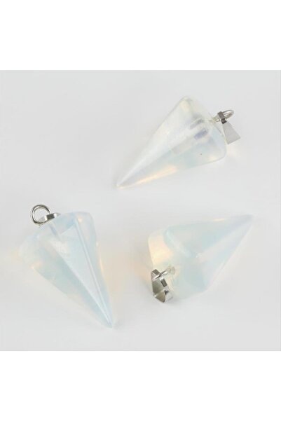 ZERO LAND Nrzsnt Moonstone Pandul Natural Stone Necklace (10251) Tip-Light Blue