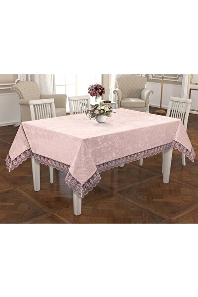 Madamca Despina French Guipure Luxury Velvet Tablecloth 160*220