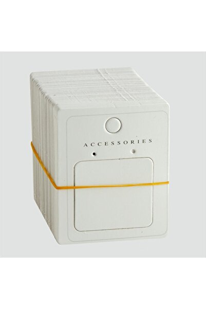 ZERO LAND Nrzsnt Luxury Earring Card with Window (11230) 100 Pieces-White