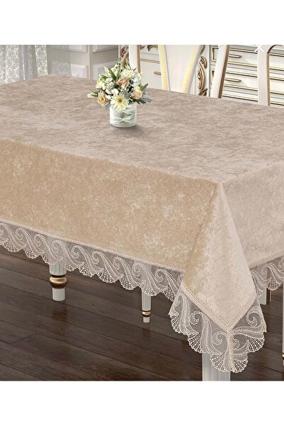 Madamca مفرش طاولة فاخر من المخمل الفرنسي من ديسبينا مقاس 160*220