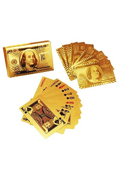 BESTONE Playing Cards USD Design Gold