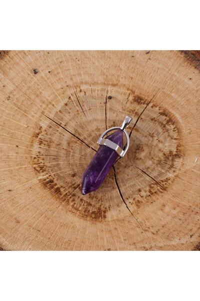 ZERO LAND Nrzsnt Amethyst Point (10241) Pendant-Purple