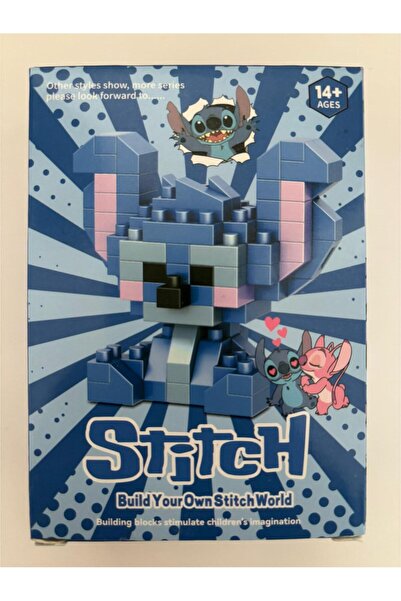Gekan Stitch and Angel Bricks Character Figure 3D Jigsaw Puzzle Building Toys / New Generation Premium Series