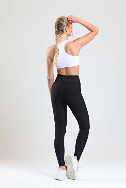 Butik Ayseba Women's Black Leather Stone Detailed Low Sleeve Plus Size Long S...