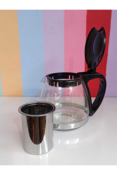 DEKOR ZÜCCACİYE HOME 700 ml Borosilicate Glass Teapot with Handle and Infuser...