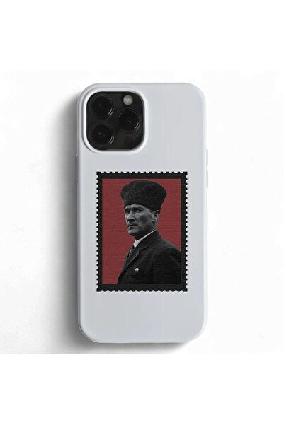 Bektas HomeOffice iPhone 13/14 İle Uyumlu Atatürk Desenli İçi Kadife Premium ...