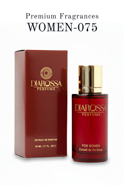 DIAROSSA W075 | İkonik Beyaz Çiçek Kokusu | Sümbülteber, Portakal Çiçeği & Vanilya | 50ml Kadın Parfümü
