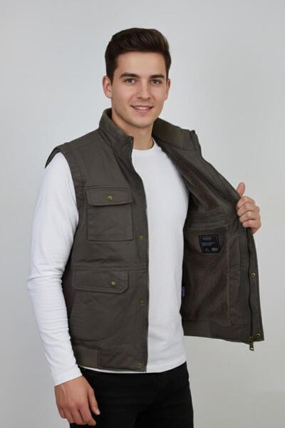 DYNAMO Erkek Kışlık İçi Peluş Spor Avcı Yelek 4101 BGL-ST04910