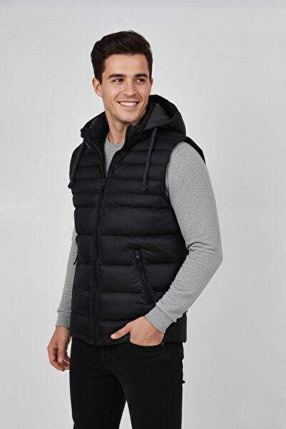 DYNAMO Чоловічий спортивний жилет з капюшоном 4300 BGL-ST04895