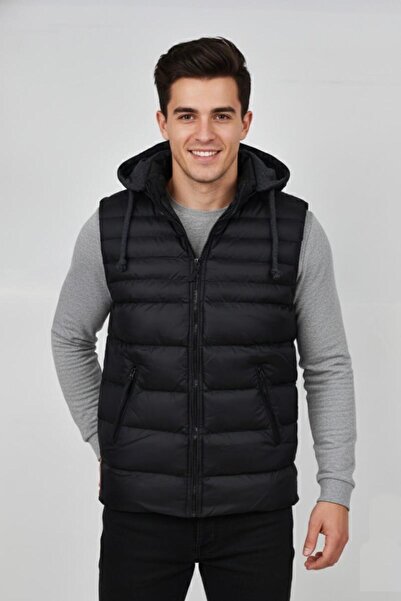 DYNAMO Чоловічий спортивний жилет з капюшоном 4300 BGL-ST04895