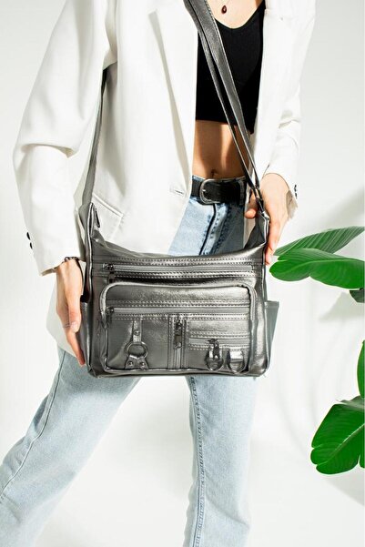 Baginn Y.S.Deri Γυναικεία τσάντα Messenger με πολλές τσέπες 30*20 εκ. Vegan δ...