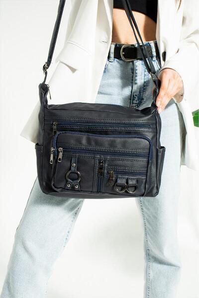 Baginn Y.S.Deri Γυναικεία τσάντα Messenger με πολλές τσέπες 30*20 εκ. Vegan δ...