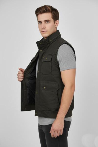 DYNAMO Erkek Kışlık İçi Peluş Spor Avcı Yelek 4101 BGL-ST04910