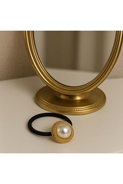 ERDESIGNN Cataramă din cauciuc cu perle importată pentru femei, cataramă impo...