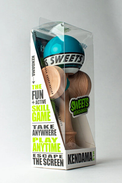 SWEETS Kendama Starter, Amped, Turquoise