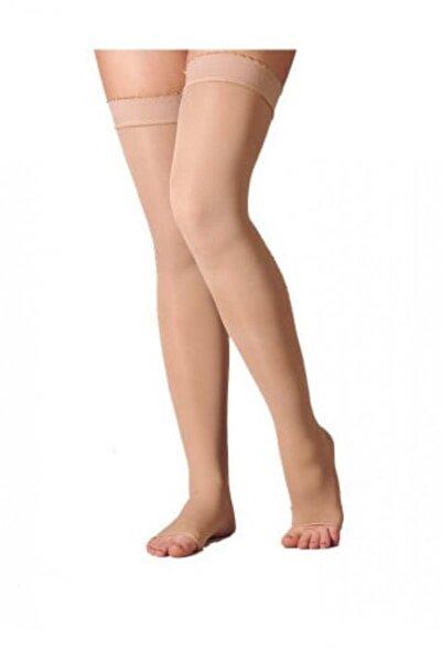 JASPER Size M / Open-toe Over-the-Knee Varicose Stocking