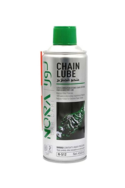 Nora Car Care Chain Lube N-512, 450 ml - Super Lubrication & Chain Protection