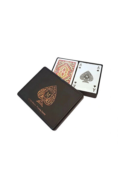 Eco Lounge Master Plastik 2-Pack Playing Cards (Mica Box)