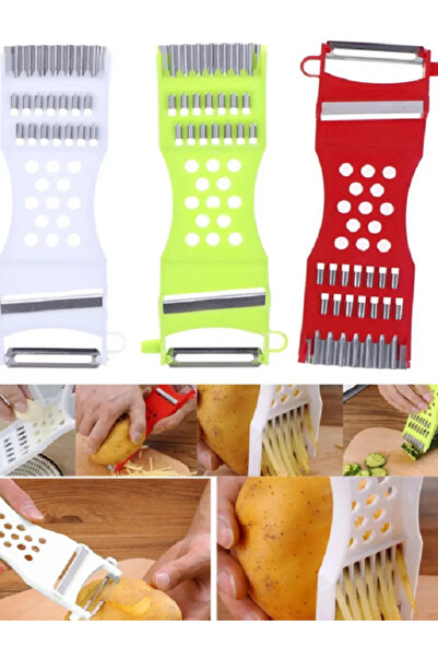 EcoVibe Çok Fonksiyonlu Mini Soyucu Dilimleyici Rende