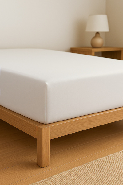 PureText |   Purecomfort |   100% Cotton Ranforce Double Elastic Fitted Sheet |   160X200 |   Ecru