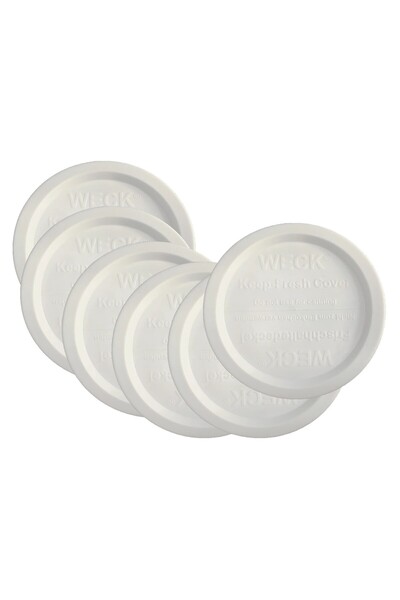 Weck 100 mm Plastik Kapak 5'li