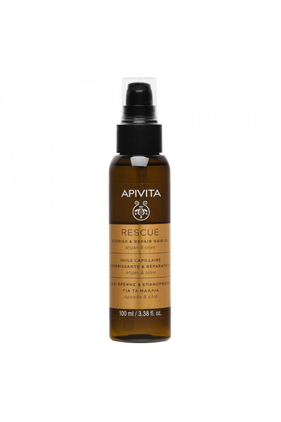 Apivita Ulei de tratament pentru păr deteriorat, 100 ml