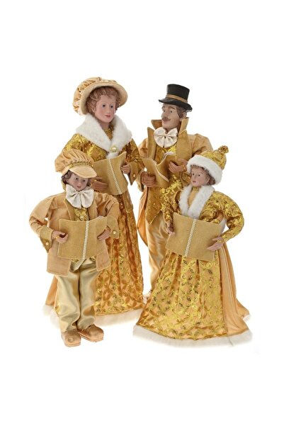 Iliadis Alexandros Familie Colindatori Golden set 4 figurine 95 cm