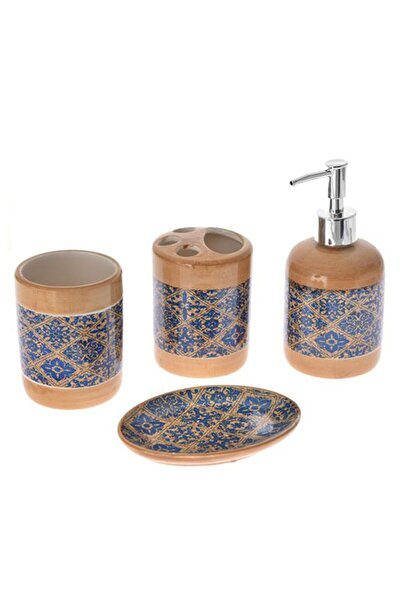 Iliadis Alexandros 4-piece bathroom set, ceramic, Mosaique