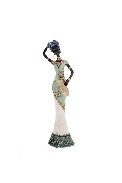 Iliadis Alexandros Resin figurine African Woman 10 cm x 7 cm x 34 cm
