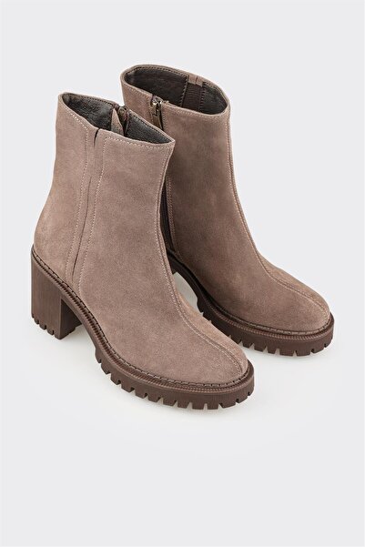 Elle Shoes Kahve Deri Kadın Günlük Bot