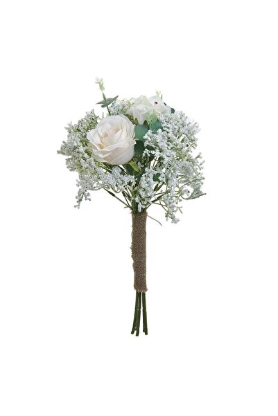 inart Buchet flori White Roses 38 cm