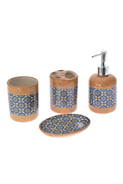 Iliadis Alexandros 4-piece bathroom set, ceramic, Mosaique