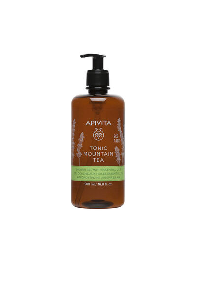 Apivita Tonic Mountain Tea Badegel Mit Bergtee, Propolis Und Ätherischen Ölen...