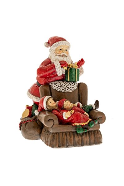 Iliadis Alexandros Figurina din rasina Santa with children 17 cm x 18 cm