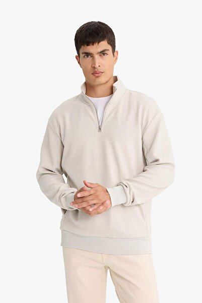 DeFacto Regular Fit Half Zip Sweatshirt E9629Ax25Au