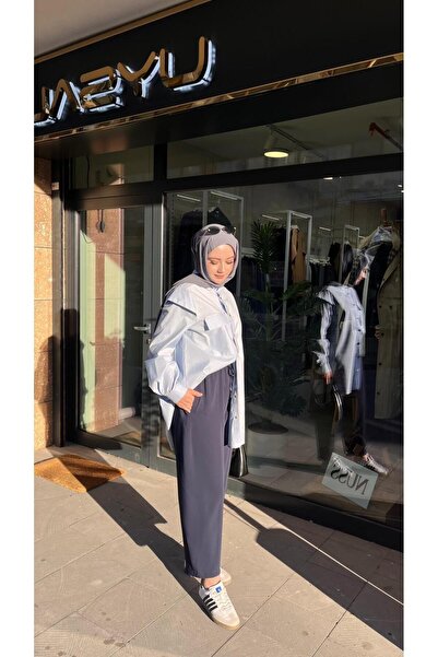 Yusuf Özdemir Pants Navy Blue 1558