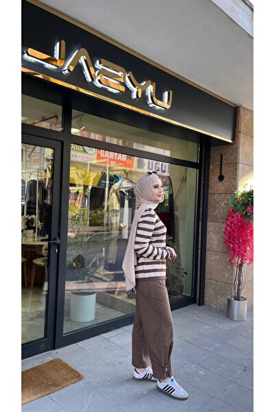 Yusuf Özdemir Beli Lastikli Açık Kahve 1580