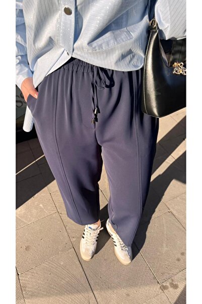 Yusuf Özdemir Pants Navy Blue 1558