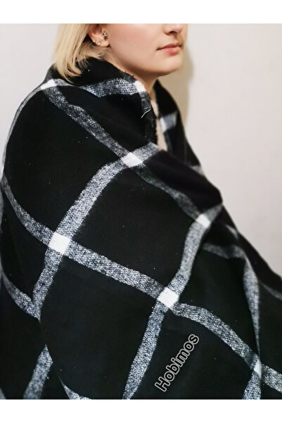 Hobimos Patterned Soft Textured Thick Shawl