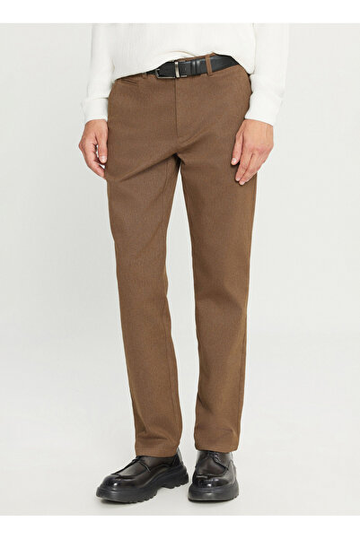 ALTINYILDIZ CLASSICS Normal Bel Normal Paça Regular Fit Açık Kahve Erkek Pant...