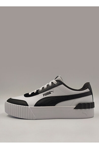 Puma 37303118 Carina Lift White-PUM Beyaz - Siyah Kadın Lifestyle Ayakkabı