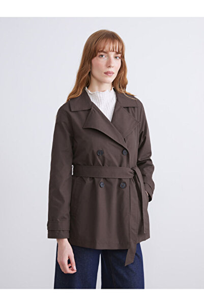 LC Waikiki Double Breasted Collar Women's Trench Coat