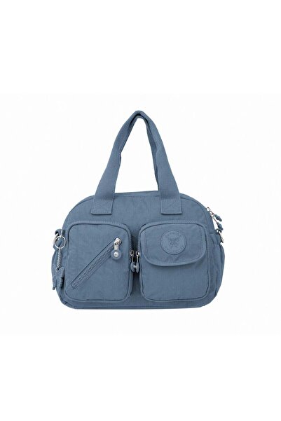 Caprice Collection حقيبة كروس بودي متوسطة الحجم للجنسين - أزرق فاتح، نايلون مقاوم للماء، 10.4 لتر