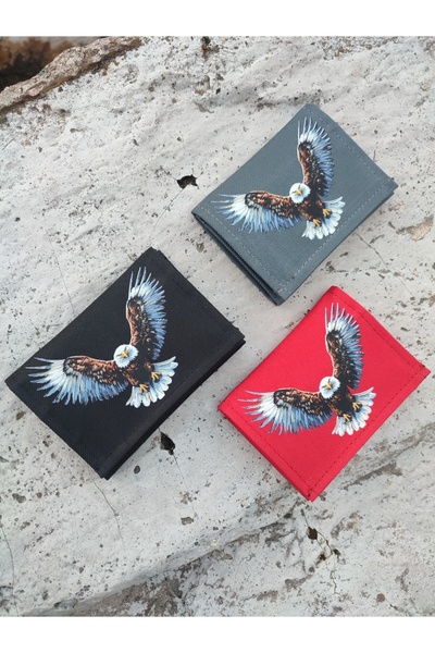 JANJAN Sports Wallet, Unisex Wallet with Velcro, Zipper, Keychain, Coin Compartment, Fabric Wallet