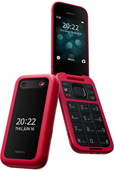 Nokia 2660 Flip Dual-SIM 128MB ROM + 48MB RAM (Red) - International Version