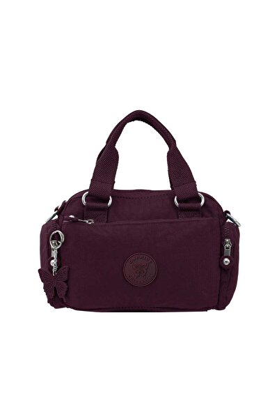 Caprice Collection حقيبة كروس صغيرة للجنسين - لون عنابي، نايلون مقاوم للماء، ...