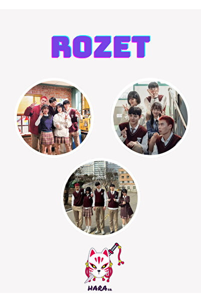 Hara Company Study Group KDraması KDrama Rozet Seti (3’LÜ)