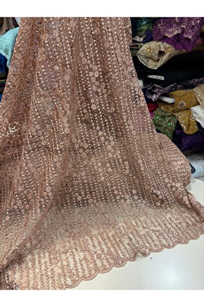 MEKİK MANİFATURA دانتيل غيبور مطرز بالترتر