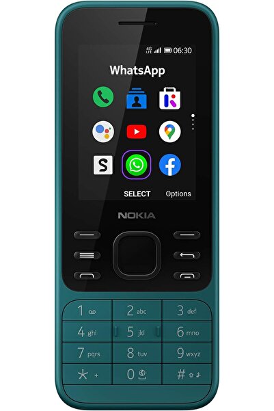 Nokia 6300 DUAL-SIM 4GB ROM + 512MB RAM Factory Unlocked 4G/LTE (Cyan Green)