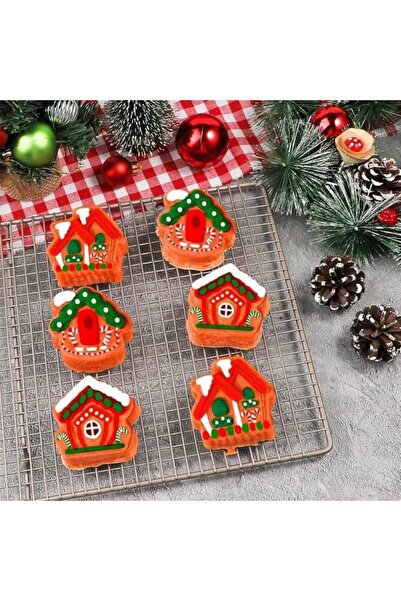 Dharst Silicone mold Houses - 6 cavities